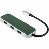 USB хаб Rombica Type-C Chronos, зеленый