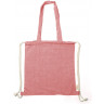 Рюкзак-мешок VARESE из переработанного хлопка, красный