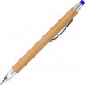 Ручка шариковая PAMPA с цветным стилусом, натуральный/желтый