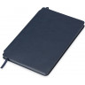 Блокнот Lettertone Notepeno 130x205 мм с тонированными линованными страницами, темно-синий