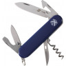 Нож перочинный Stinger, 90 мм, 11 функций, материал рукояти: АБС-пластик, синий