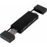 Двойной USB 2.0-хаб Mulan, черный