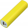 PB030 Универсальное зарядное устройство power bank прямоугольной формы, 2600 мАч, Желтый