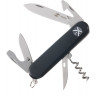 Нож перочинный Stinger, 90 мм, 11 функций, материал рукояти: АБС-пластик, черный