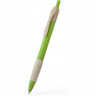Ручка шариковая HANA из пшеничного волокна, бежевый/зеленое яблоко