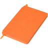 Блокнот Lettertone Notepeno 130x205 мм с тонированными линованными страницами, оранжевый