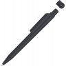 Ручка шариковая из переработанного пластика с матовым покрытием UMA ON TOP RECY, черный