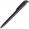 Ручка шариковая пластиковая UMA RECYCLED PET PEN, синий, 1 мм, черный