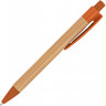 Шариковая ручка STOA с бамбуковым корпусом, оранжевый
