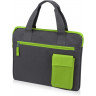 Конференц сумка Session, серый/зеленый