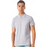 Рубашка поло US Basic First 2.0 мужская, серый меланж, размер 2XL (56)