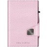 Кожаный кошелек TRU VIRTU CLICK&SLIDE Rhombus Rose, розовый/серебристый