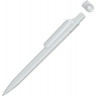 Ручка шариковая из переработанного пластика с матовым покрытием UMA ON TOP RECY, серый