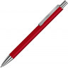 Металлическая автоматическая шариковая ручка UMA Groove, красный