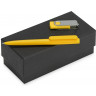 Подарочный набор Qumbo с ручкой и флешкой, желтый