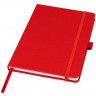 Блокнот Marksman Honua форматом A5 из переработанной бумаги с обложкой из переработанного ПЭТ, красный