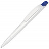Ручка шариковая пластиковая UMA Stream, белый/синий