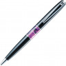 Ручка шариковая Pierre Cardin LIBRA с поворотным механизмом, черный/фиолетовый