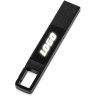 USB 2.0- флешка на 32 Гб c подсветкой логотипа Evolt Hook LED, темно-серый, белая подсветка