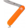 Нож перочинный Stinger, 90 мм, 2 функции, материал рукояти: АБС-пластик, оранжевый