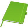 Блокнот Marksman Honua форматом A5 из переработанной бумаги с обложкой из переработанного ПЭТ, зеленый лайм
