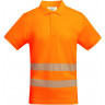 Рубашка поло Roly Atrio мужская, неоновый оранжевый, размер 2XL (56-58)