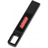 USB 2.0- флешка на 32 Гб c подсветкой логотипа Evolt Hook LED, темно-серый, красная подсветка