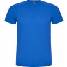 Спортивная футболка Roly Detroit детская, королевский синий/светло-синий, размер 4 (104-116)