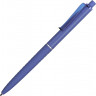 Ручка пластиковая soft-touch шариковая Plane, светло-синий