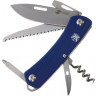 Нож перочинный Stinger, 103 мм, 10 функций, материал рукояти: АБС-пластик, синий