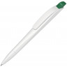 Ручка шариковая пластиковая UMA Stream, белый/зеленый
