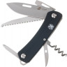 Нож перочинный Stinger, 103 мм, 10 функций, материал рукояти: АБС-пластик, черный