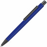 Металлическая шариковая ручка soft touch UMA Ellipse gum, синий