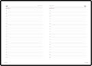 Ежедневник недатированный А4 Альт Velvet, темно-синий