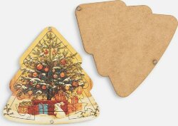 Пазл фигурный «Елочка»