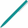 Шариковая ручка Bright F Gum soft-touch, бирюзовый