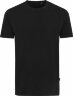 Футболка Iqoniq Bryce из переработанного хлопка, унисекс, 180 г/м2, черный, размер XXXL