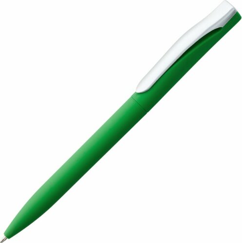 Ручка шариковая Pin Soft Touch, зеленая