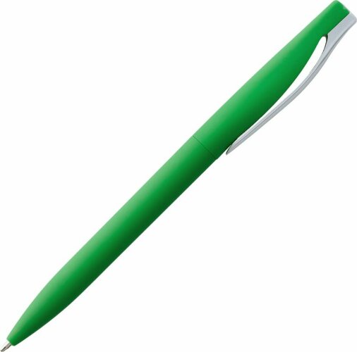 Ручка шариковая Pin Soft Touch, зеленая