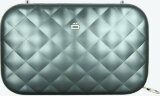 Алюминиевый стеганный клатч Ogon Quilted Lady Bag, платиновый