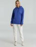 Толстовка с капюшоном унисекс Hoodie, ярко-синий меланж, XL