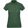 Рубашка поло женская BNC Inspire, темно-зеленая, размер XS