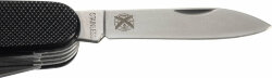 Нож перочинный Stinger, 89 мм, 15 функций, материал рукояти: алюминий (чёрный)