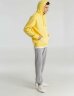 Толстовка с капюшоном унисекс King, желтая, 3XL