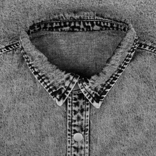 Куртка джинсовая O3, серая, XL/2XL