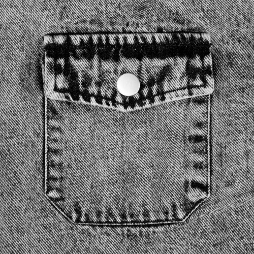Куртка джинсовая O3, серая, XL/2XL