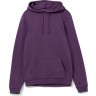 Толстовка с капюшоном унисекс Hoodie, фиолетовый меланж, M