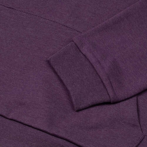 Толстовка с капюшоном унисекс Hoodie, фиолетовый меланж, размер M