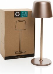 Настольная лампа XD Collection Zenic из переработанного пластика RCS, бронзовый
