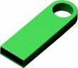 USB 2.0-флешка на 64 Гб с мини чипом и круглым отверстием, зеленый